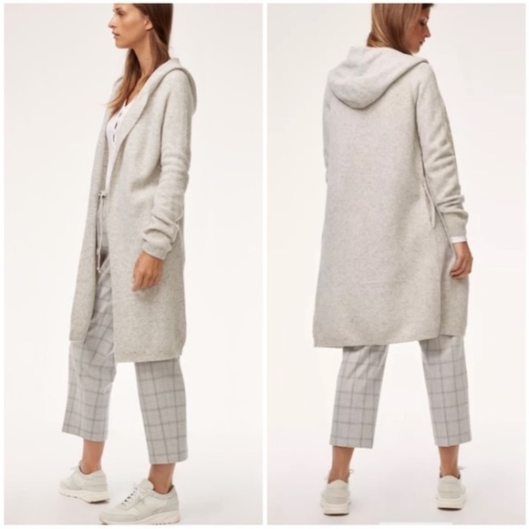 Aritzia The Group by Babaton NWT Ammonius Cardigan XS-M alpaca blend Cabincore - Picture 2 of 16